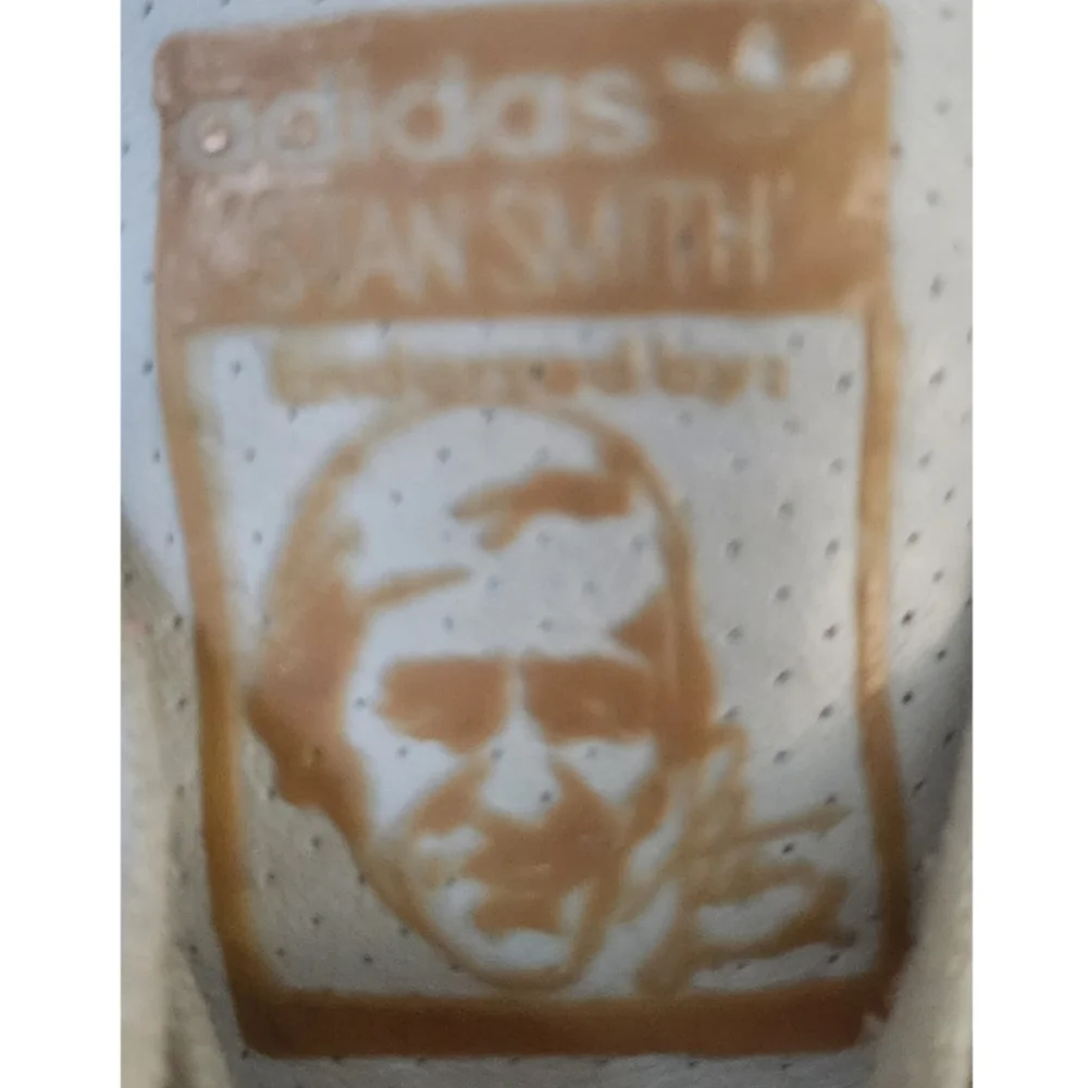 RARE VINTAGE ADIDAS STAN SMITH WOMENS WHITE LEATHER SNEAKERS - Picture 4 of 9